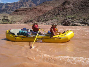  My boat, Rebecca and Jenn as passengers