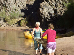 cleaning chores at False Trinity