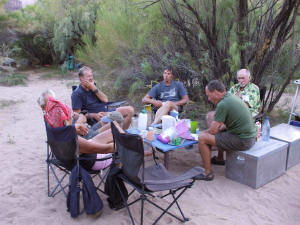 Granite Park camp scene