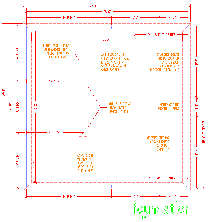 foundation plan
